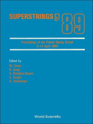 cover image of Superstrings '89--Proceedings of the Trieste Spring School